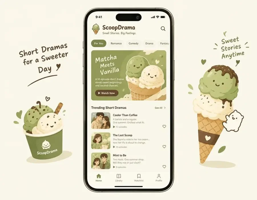 黄果AI漫剧 APP 界面展示